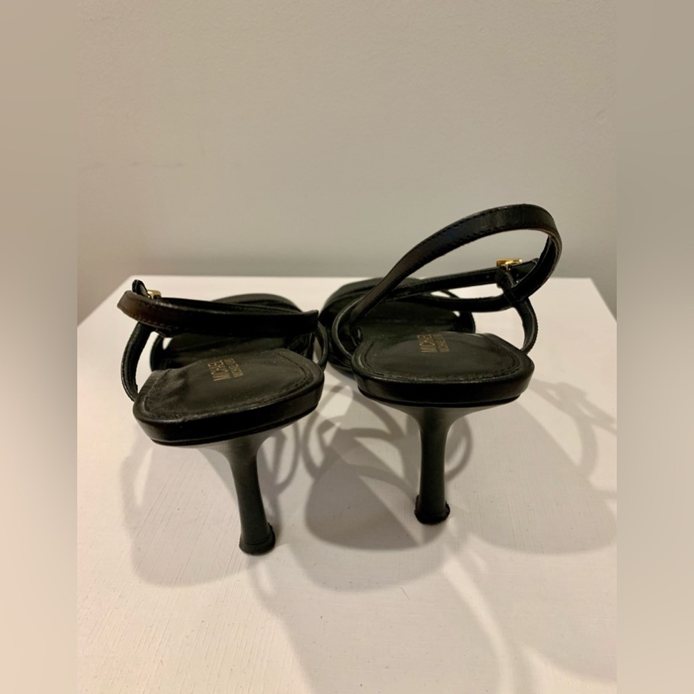 Michael Kors Elegant Black Strappy Heels - Picture 2 of 5
